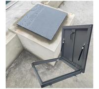 Weatherproof Basement Vent Door with Gas Shock Struts - Metal Cover for Emerncy Exit Attic Access Cellar Well Protect Waterproof & Secure Design