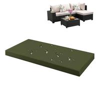 Weatherproof Bench Cushion - Waterproof Washable Indoor/Outdoor Seat Cushion for Patio Swing Furniture
