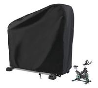 Weatherproof Black Bicycle Cover Made Of Waterproof 210D Oxford Fabric For Training Or Spinning Bikes, 123 58 113 142Cm