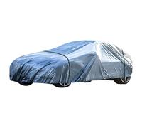 Weatherproof Car Cover - Outdoor UV Shield - Dustproof Auto Protector | Tear-Resistant PE With Elastic Edge | Four-Season Vehicle Wrap With Secure Fit | Storm Guard Cover For All Car Types