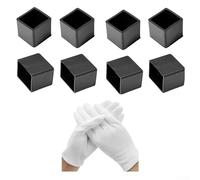 Weatherproof Car Roof Rack End Set of 8 Includes Gloves for Stress Handling (4 * 2CM)