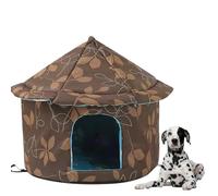 Weatherproof Cat Shelter - Outdoor Insulated Cat House, Heated Winter Bed, durabls Pet Cabin | Waterproof huts for FERALs Cats Porch Garden Garage Backyard Community Protection Cold Season Use