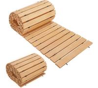 Weatherproof Cedar Stepping Stones -Hardwood Garden Pathway for Outdoor Walkways Weddings & Beaches - Stylish Splinter-Free RollOut Design!
