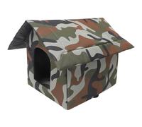 Weatherproof Cloth Shelter Cat House Outdoor Heated | Simple House Shape, Suitable for Cat and Pet Use, Beautiful Appearance for Playground or Gift for Friends with Pets