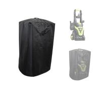 Weatherproof Cover for Electric High-Pressure Washer - 87 x 45 x 45 cm, Black with Top Handle