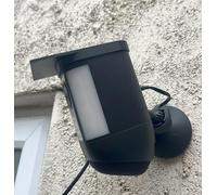 Weatherproof Cover for Ring Spotlight Cam Pro 2K - Outdoor Protective Shield Against Rain, Snow, and Sun (Black)