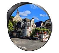 Weatherproof Curved Acrylic Blindspot Surveillance Mirror for Driveways, Stores & Offices - Enhanced Safety & Security Solution for Traffic & Pedestrian Monitoring