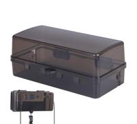 Weatherproof Electrical Box - Waterproof Cable Management Box | Rain-Proof Plug Box with Lock | Outdoor Extension Lead Cover for Protecting Outlet, Plug, Socket from the Elements & Theft