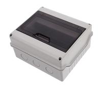Weatherproof Electrical Breaker Box 8 Circuits with Flip Cover
