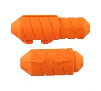 Weatherproof Extension Cord Cover Outdoor IP55 Waterproof Cable Connector Protector for 12/14/16/18 AWG Extension Cords and Flat Cables, 2-Pack(Orange)