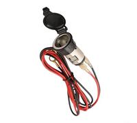 Weatherproof Female Socket for Car Mounted Motorcycles 12V 24V with 1 Meter Cable (1PCS)