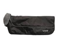 Weatherproof Fleece-lined Dog Robe Wave Spas Black XL