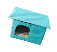 Weatherproof Foldable House with Simple Take Down Design Ideal for Neighborhood Cats in Different Weather Conditions Outdoor Shelter Expandable Nest Oxford Fabric Foldable Weather Bed Removable