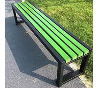 Weatherproof Garden Bench Modern Park Bench for Patio Solid Wood Outdoor Seating Va Sizes & Colors Green 120x40x45cm Garden Fur