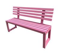 Weatherproof Garden Benches Poplar Wood Slat e Fur for Patio Park Veranda Lawn Garden DeckSize 1.5m Color A Outdoor Seating