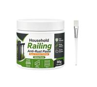Weatherproof Guard Railing Rust Stain Cleaner Paste, 30g (1PC) | Railing Anti-Rust Paste, Powerful Rust Remover Paste, Restores Rusty Gates, for Outdoor Fences & Metal Surfaces
