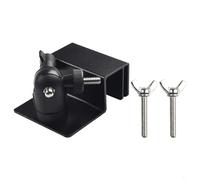 Weatherproof Gutter Mount, Mount Indoor Outdoor with Screw Adapter - Better Placement for Action Security Trail Camera(Black)