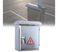 Weatherproof Junction Chest with Removable Mounting Plate, Control Box Enclosure for Power Protection and Equipment Distribution Cabinet