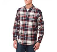 Weatherproof Men's Longsleeve Flannel Checked Shirts Vintage Casual Smart Style Buttons Button Down Colllar UK Sizes (UK, Alpha, L, Regular, Regular, Red)