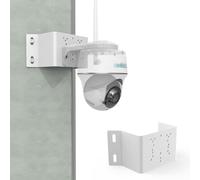 Weatherproof Metal Camera Corner Mount for Reolink Security Cameras, Compatible with Argus PT 5MP/2K, 4MP/2K, 3MP, 4K/8MP, Go PT Ultra Model, 270° Unobstructed View