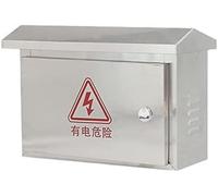 Weatherproof Metal Electrical Junction Box - Secure Wall Mount with Hinged Cover for Outdoor DIY Projects, Waterproof Electrical Connections, Durable and Reliable