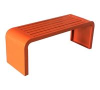 Weatherproof Metal Garden Bench for 2 No Backrest 200kg Capacity Outdoor Patio Furniture Balcony Seating Metal Bank 100cm (39.37in) Available