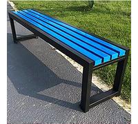Weatherproof Metal Garden Bench for Outdoors Cast Iron Park BenchPatio Furniture for Front Porch Lawn & Yard - 120CM Stylish Outdoor Seating