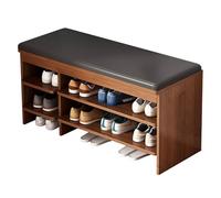 Weatherproof Metal Garden Bench with Padded Seat, 3-Tier Shoe Storage, Durable Outdoor Seating for Balconies & Patios, Perfect Entryway Solution for Apartments