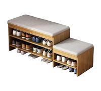 Weatherproof Metal Garden Bench with Padded Seat - 3-Tier Shoe Storage for Outdoor Patio, Balconies & Apartments - Durable Entryway Furniture