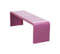 Weatherproof Multi-Colored Garden Bench - Steel e Easy Maintenance Outdoor Seating for Patio Balcony & Park (100x40x45cm) - Slish & Functal Design
