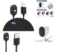 Weatherproof Outdoor Charging Cable, 25 Feet/7.6m, For Arlo Ultra/ultra 2/pro 3/pro 4/go 2/pro 5s (black)