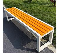 Weatherproof Outdoor Garden Bench Metal Cast Iron Park Bench for Patio Lawn and Yard -Front Porch Furniture (120CM Color: C)