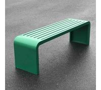 Weatherproof Outdoor Metal Bench, Steel Frame Potting Bench for Patio, Park, Garden,