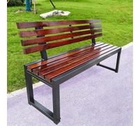 Weatherproof Outdoor Metal Garden BenchHeavyDuty Park Seating for Lawn Patio & Yard Supports 800 lbs Comfortable for 23 People Wind & Sun Resistant