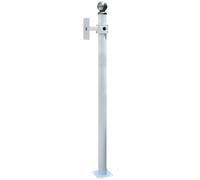 Weatherproof Outdoor Security Camera Pole Mount - Adjustable Surveillance Bracket Holder Stand, Antenna Mount for Long-Lasting Weather Resi-Sle 1-Length 120cm