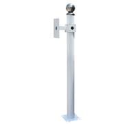 Weatherproof Outdoor Security Camera Pole Mount - Adjustable Surveillance Bracket Holder Stand, Antenna Mount for Long-Lasting Weather Resi-Sle 1-Length 50cm