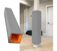 Weatherproof Playground Basketball Pole Padding Wrap, 4ft Square Column Protector for Pole Wrap Around, Padding for Security Poles & Basement Cover