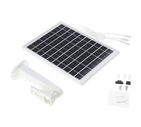 Weatherproof Solar Energy Panel Power Sources for Security Cameras Outdoor Surveillances, 8W Intelligent Protections Solar Panel Charging