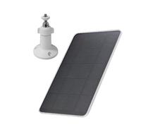 Weatherproof Solar Panel for Security Camera Doorbells with 6V Power and Simple Setup Solar Power Supply for Home Security Camera