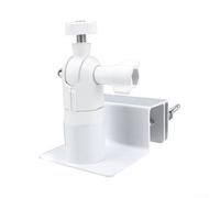 Weatherproof Solar Panel Holder Bracket for Gutter Installation Offering Reliable Support and Stability for Effective Solar Energy Capture (1 White)