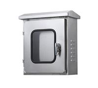 Weatherproof Stainless Steel Distribution Box - Outdoor Electrical Junction Box Enclosure for Cable Connections, Control Box with Mounting Panel, Durable Project Box