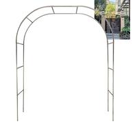 Weatherproof Steel Garden Arbor Trellis for Outdoor Yard 3x2.4m Perfect for Climbing Plants Durable Garden Arch Decor Enhance Your Garden Space
