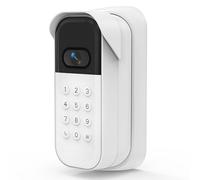 Weatherproof Swivel Mount for myQ Smart Garage Video Keypad, Left/Right Adjustable Angle Mounting Bracket for myQ Easy to Install (Video Keypad is NOT Included) (White)