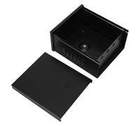 Weatherproof Transformer Enclosure Black Plastic Wall Mounted