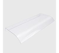 Weatherproof Transparent Door Canopy Invisible Polycarbonate Shelter for Entrance & Window Patio Balcony Carport Cover (40x80cm/15.7x31.5in) - Durable Outdoor Protection
