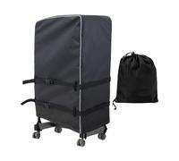 Weatherproof TV Cover, Outdoor Screen Protector, Mobile Cart Cover with Sun Protection, Sturdy Oxford Fabric, TV Covers with Secure Fit, Outdoor Accessory for Garden and Patio