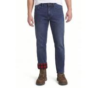 Weatherproof Vintage Fleece Lined Jeans Men - Regular Fit | Soft & Warm, Cold Weather Insulated Fleece Winter Pants for Men, Osaka, 32W x 32L