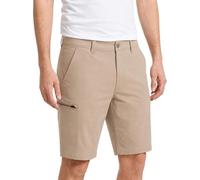 Weatherproof Vintage Mens Hiking Shorts, Quick Dry Lightweight Stretch Casual Shorts with Zipper Pockets, Sand, 34