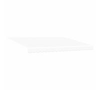 Weatherproof White Polyester Replacement Canopy 380x295cm for Patio Balcony & Garden - Modern Design Sunshade for Outdoor Use
