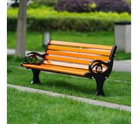 Weatherproof Wooden Outdoor Bench with Rounded Armrests Perfect for Play Areas Gardens Balconies Patios and Terraces - & Safe Design for Comfort.